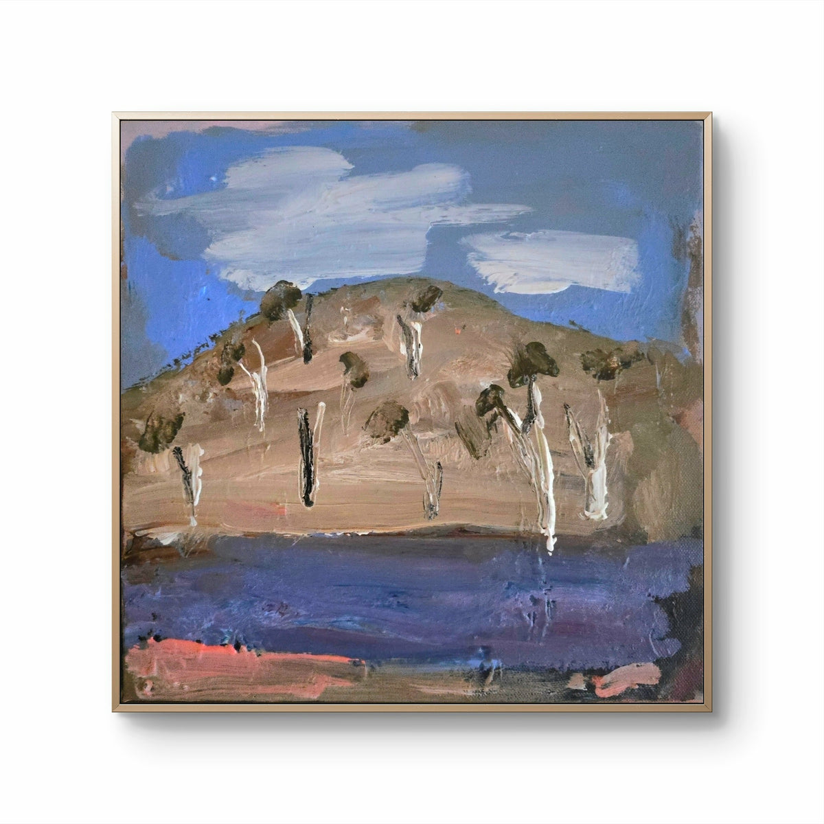 'Any other hill' 31x31cm framed