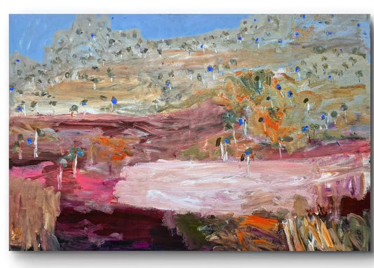 'Across the sun bleached earth"