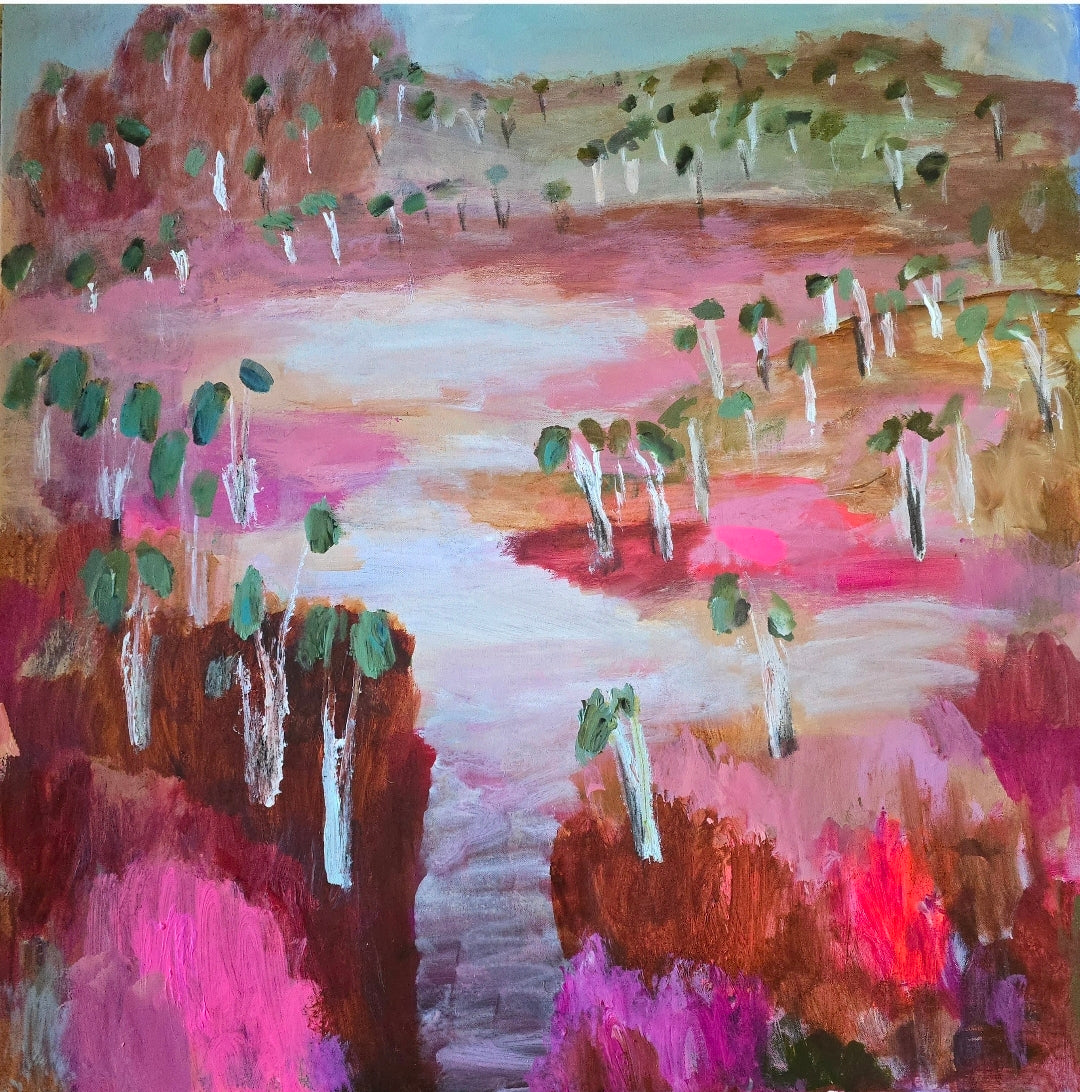 'Something like home' original Framed