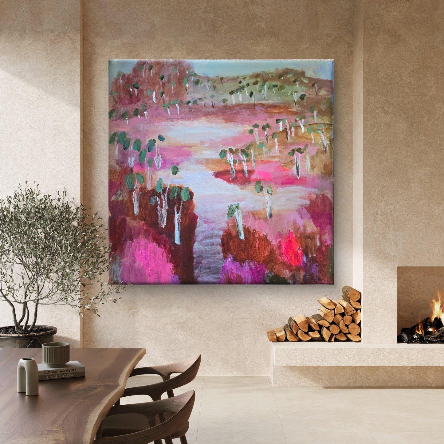 'Something like home' original Framed