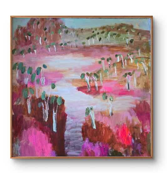 'Something like home' original Framed