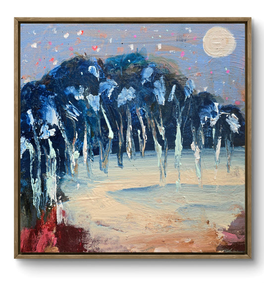 'Forever a moon child ' 31x31cm